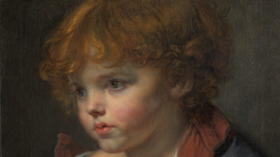 J.-B. Greuze, Petit Garçon au gilet rouge, vers 1775. CC0 Paris Musées / Musée Cognacq-Jay, le goût du XVIIIe