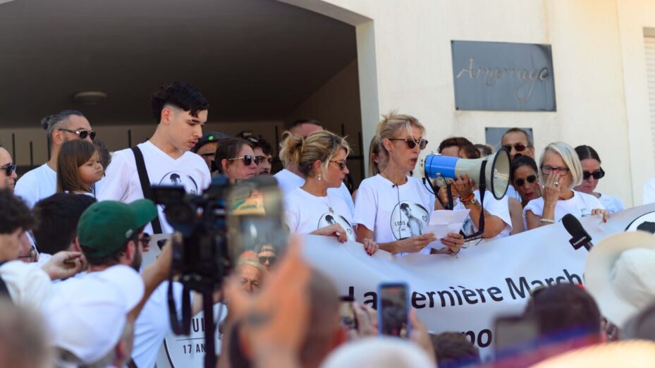La Dernière Marche, Justice pour Louis - Famille de Louis, manifestation à Narbonne le 5 juillet 2026