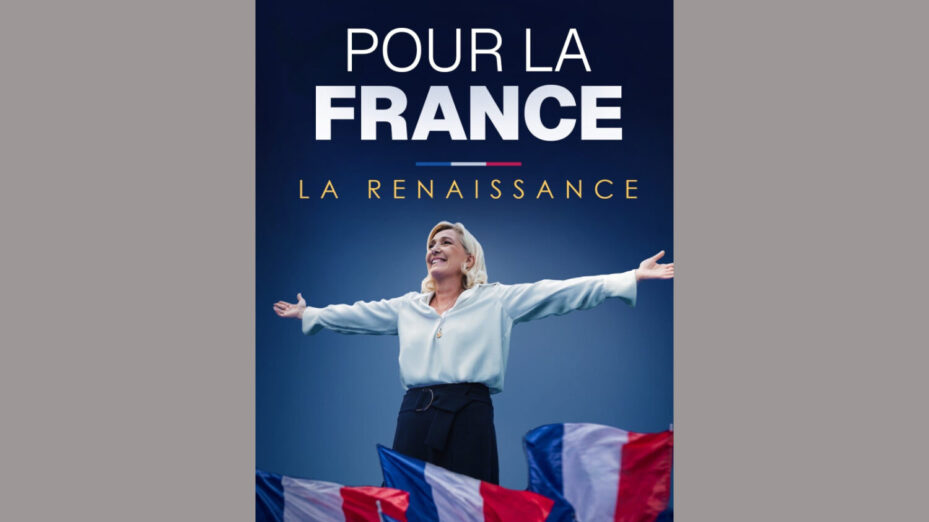 Marine Le Pen affiche 2027