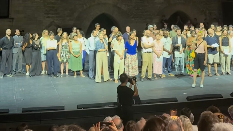 Le monde de la culture s'adresse à Emmanuel Macron. Capture d'écran Instagram sarahlegrain