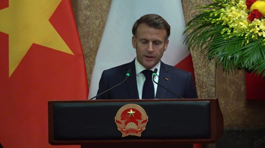 Capture d'écran présidence de la République