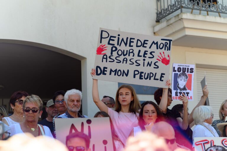 Peine de mort pour les assassins de mon peuple - Manifestation pour Louis à Narbonne le 5 juillet 2027