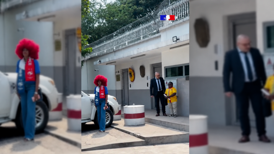 Copie écran Vidéo de l'ambassade du Congo
