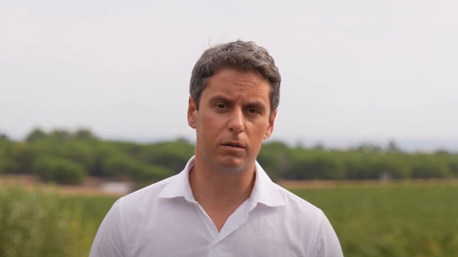Capture d'écran X Gabriel Attal