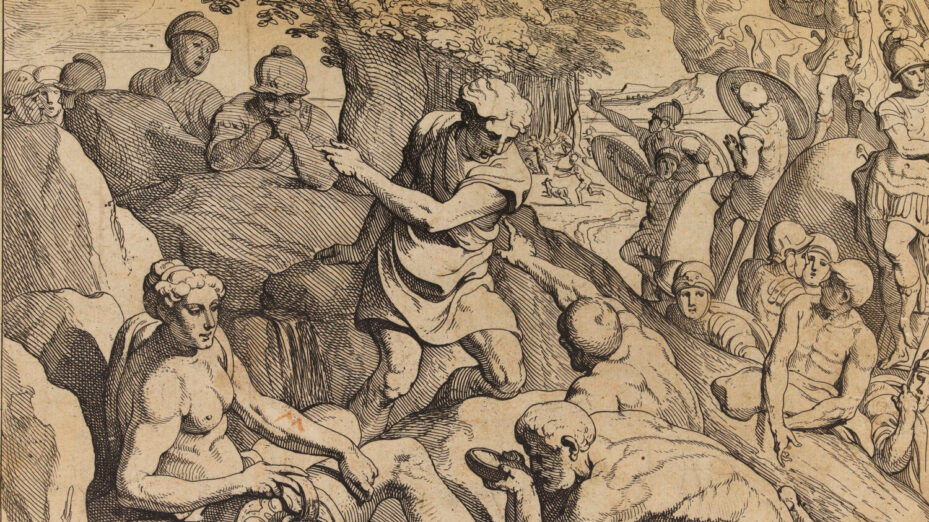 Ulysse sur l’île des Cyclopes, par Th. van Thulden et le Primatice. Vers 1633. CC0 Paris Musées / Musée Carnavalet – Histoire de Paris