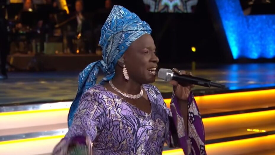 Capture d'écran Angélique Kidjo
