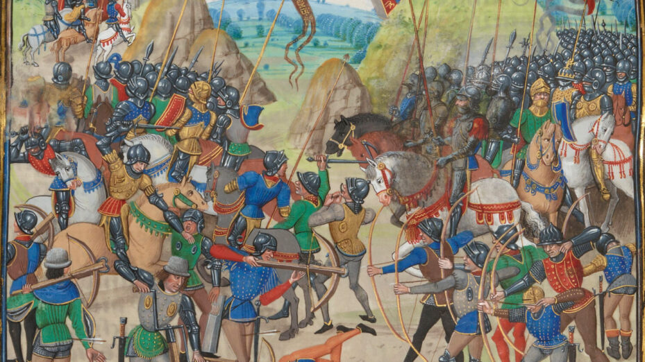 Par Loyset Liédet — Cette image provient de la bibliothèque en ligne Gallica sous l'identifiant ARK btv1b84386043/f354, Domaine public, https://commons.wikimedia.org/w/index.php?curid=438361