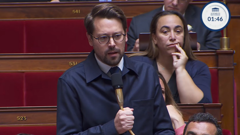 Le député écologiste Benjamin Lucas-Lundy @LCP-AN