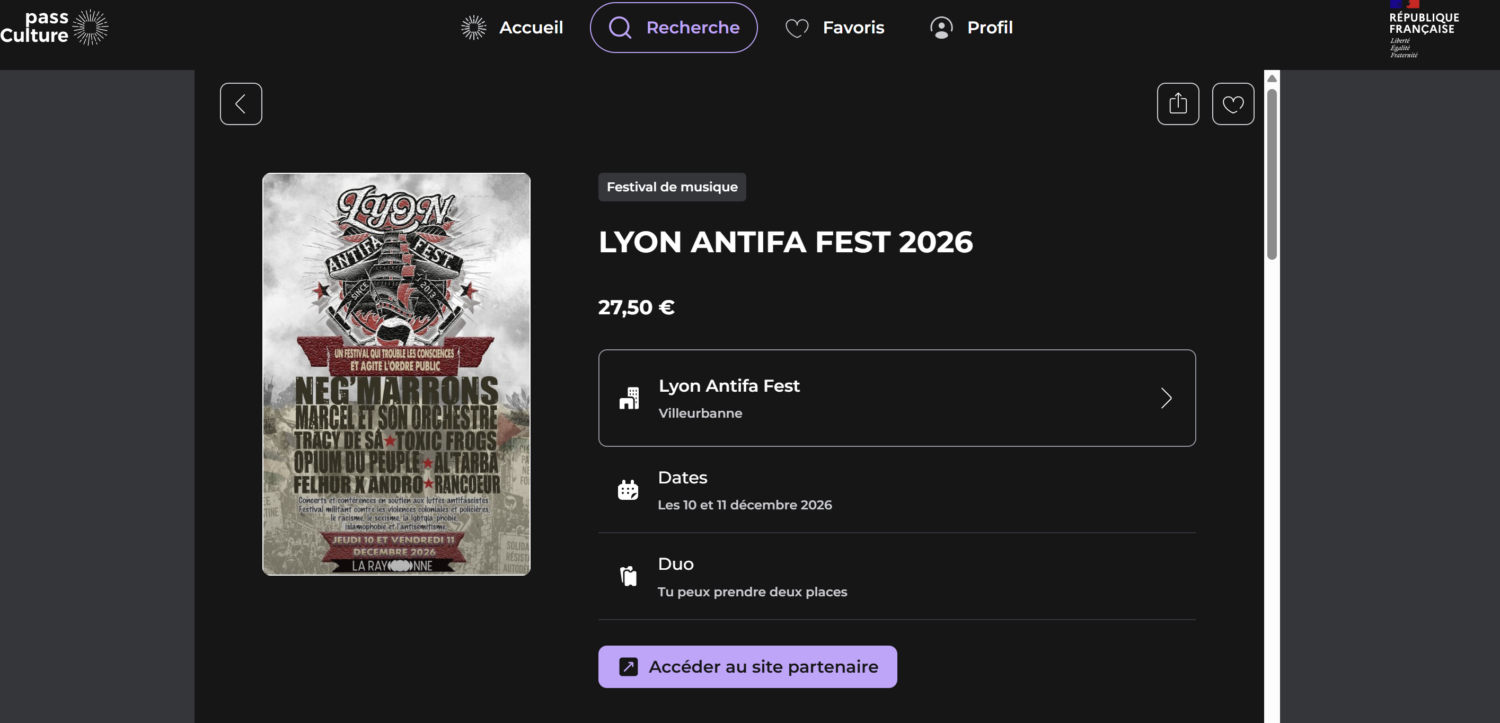 Lyon Antifa Fest : le festival soutenu par le pass Culture qui fait scandale
