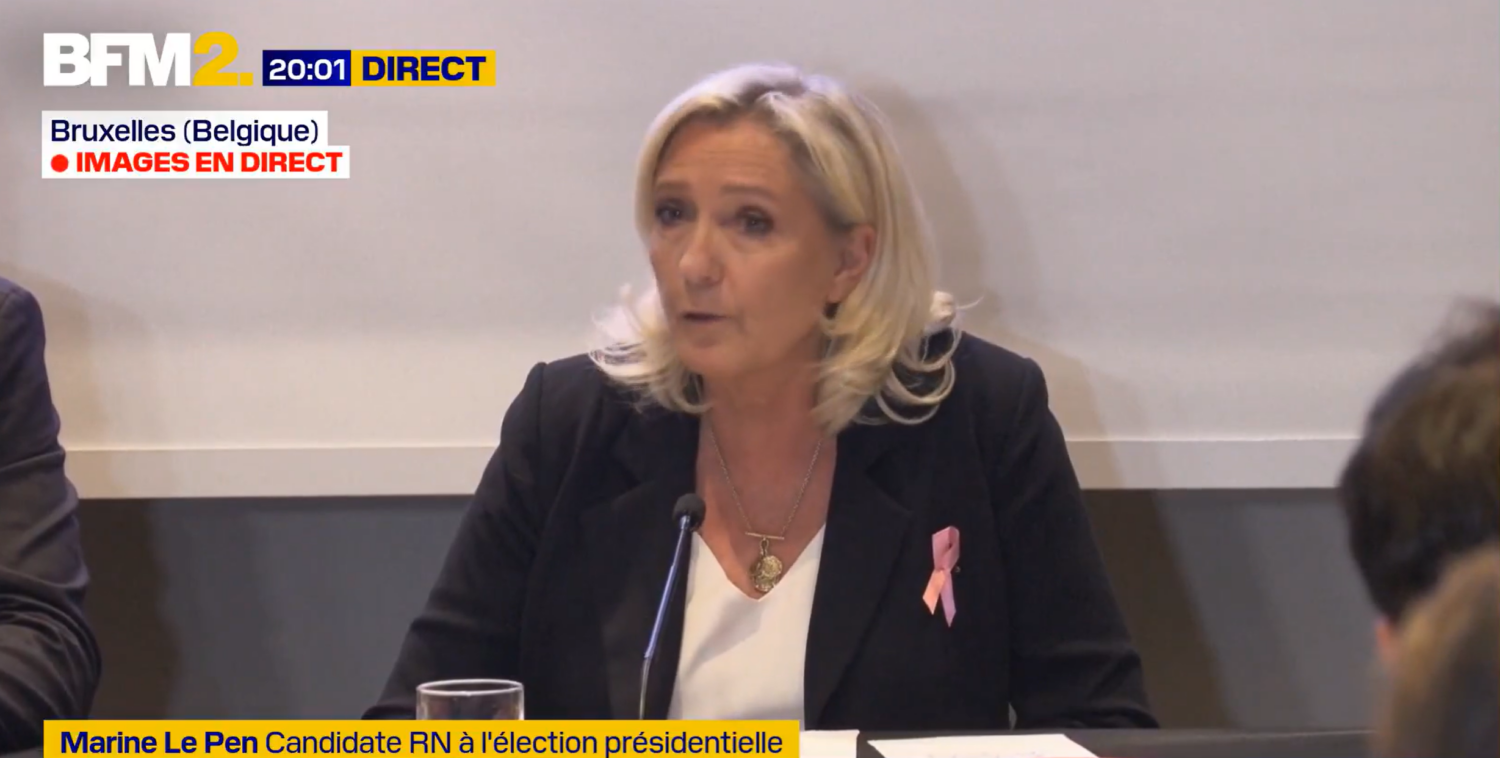 [BRÈVE] « Nous ne pouvons plus financer l’Ukraine » juge Marine Le Pen