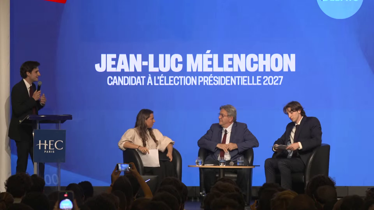 Jean-Luc Mélenchon invité par HEC Débats le 5 octobre 2026
