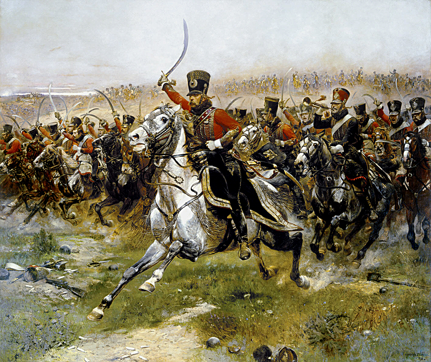 charge cavalerie française Friedland