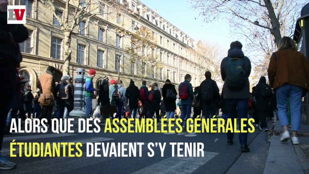 Grève Générale : Tour De Chauffe étudiant - Boulevard Voltaire